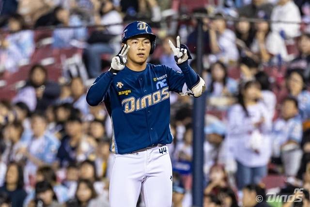 김휘집은 2025시즌에도 맹타를 휘두를 참이다. 사진=NC 제공