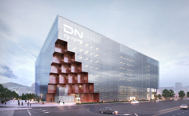 부천 대장 제1 도시첨단산업단지에 들어설 DN솔루션즈 ‘첨단 연구개발(R&D) 센터’(가칭) 초기 렌더링 이미지. DN솔루션즈 제공