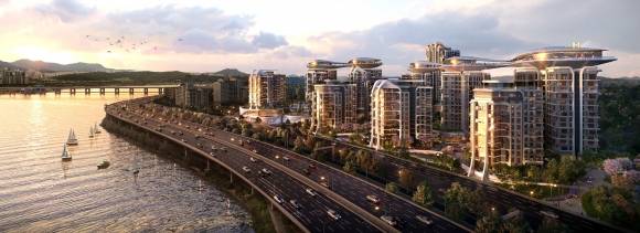 서울 용산 한남 4구역 재건축을 노리는 현대건설의 ‘디에이치 한강’ 조감도. 현대건설 제공