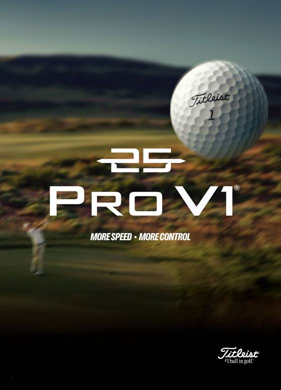 타이틀리스트가 새로 내놓은 프로V1과 프로V1X 골프공. 사진 아쿠쉬네트코리아