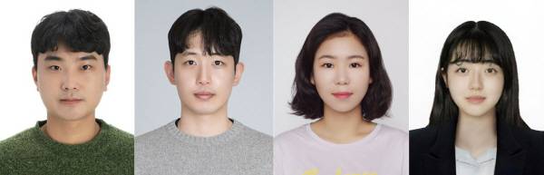 왼쪽부터 순서대로 홍세화, 김시완, 김민선, 배송의 학생