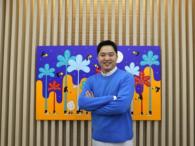 조창현 원셀프월드 대표가 서울 강남구에 위치한 본사에서 비즈워치와 만났다. /사진=원셀프월드 제공