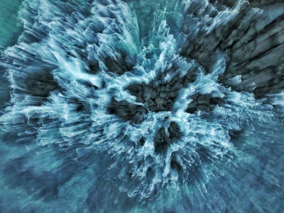 전동수 전 대표가 드론과 카메라 장노출 기법으로 찍은 사진.