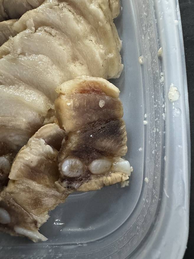 IMG_5523.jpeg 어제자 성남 신흥 한 고기집에서 배달시킨 보쌈 상태.jpg