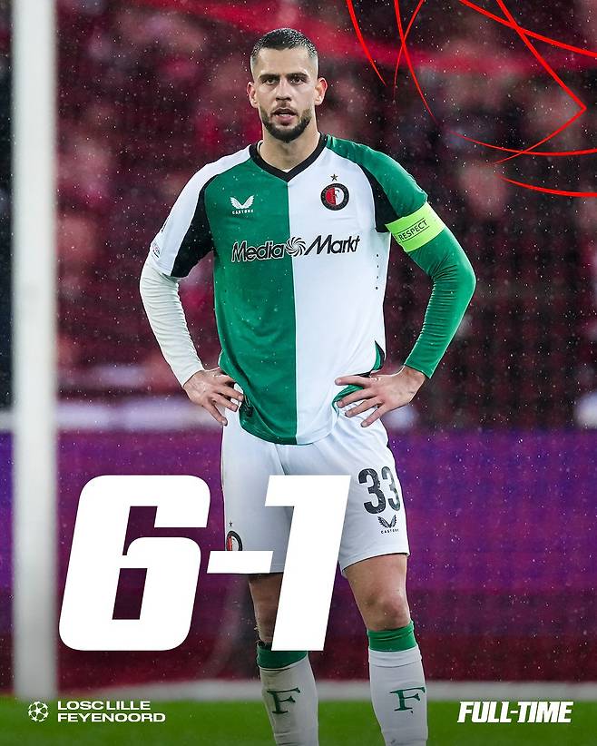 페예노르트 구단 SNS