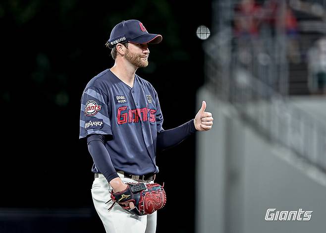 ▲ 찰리 반즈 ⓒ롯데 자이언츠