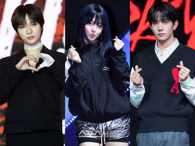 범규(왼쪽부터), 허윤진, 희승. 사진 | 스포츠서울 DB