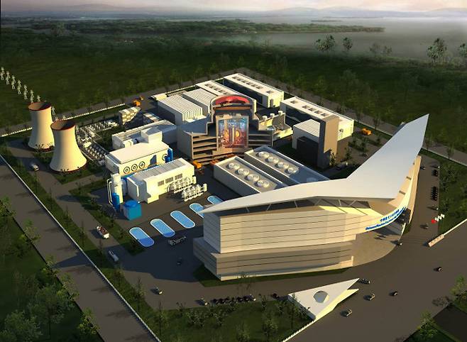 중국 안후이성 허페이 지역에 건설 중인 핵융합에너지 대규모 연구시설 ‘CFETR’의 조감도. 중국과학원 플라스마물리학 연구소 제공