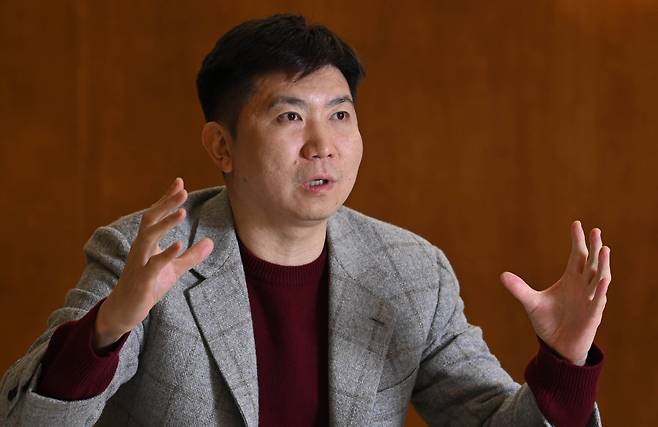 유승민 대한체육회장 당선인이 지난달 31일 서울 서초구 RSM스포츠 사무실에서 헤럴드경제와 인터뷰를 하고 있다. 임세준 기자