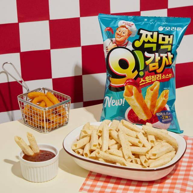 오리온 '찍먹 오감자 스윗칠리소스맛'. 오리온 제공