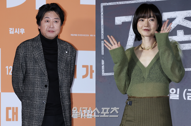 배우 김윤석(왼쪽)과 배두나 / 사진=일간스포츠 DB