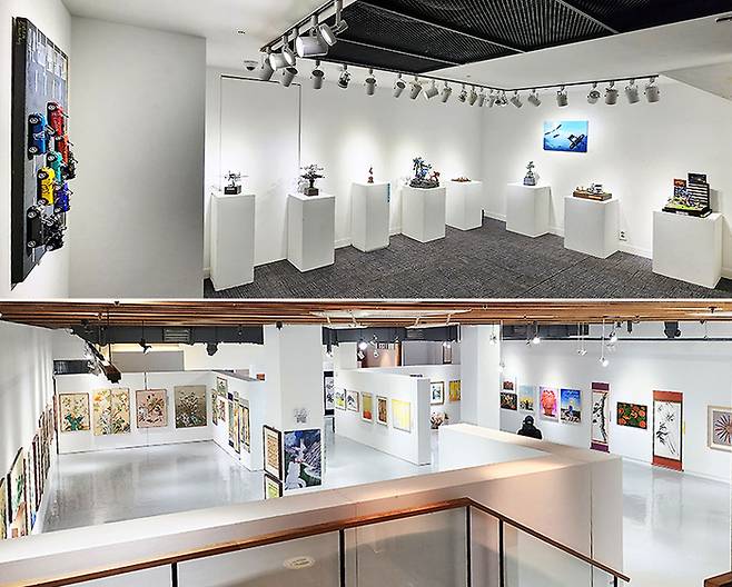 제 28회 통일문화제 통일미술대전 전시장 미니어처아트