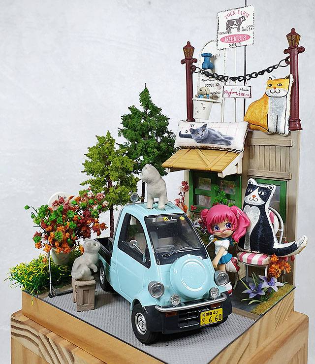 고양이는 어딜 보고 있을까? - 김두영 作