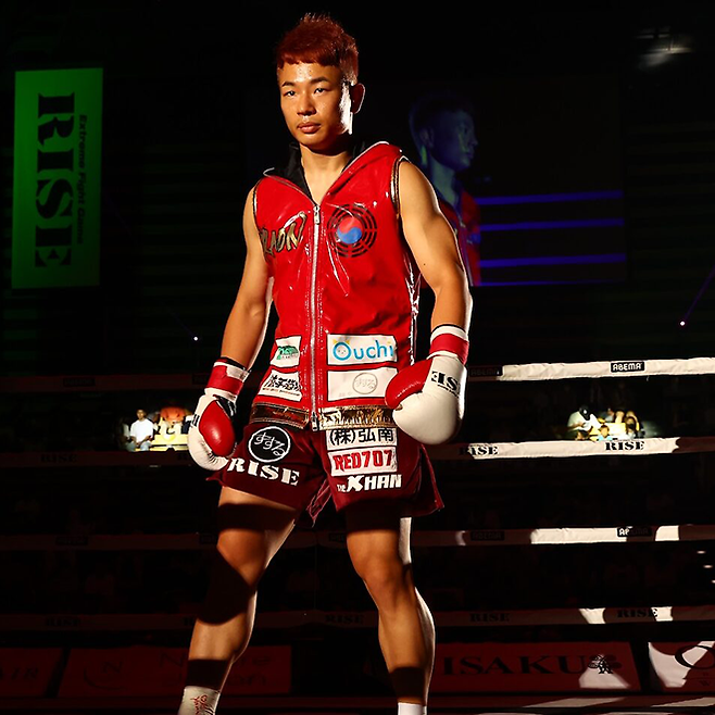 제5대 라이즈 60㎏ 챔피언 이찬형. 사진=RISEクリエーション株式会社