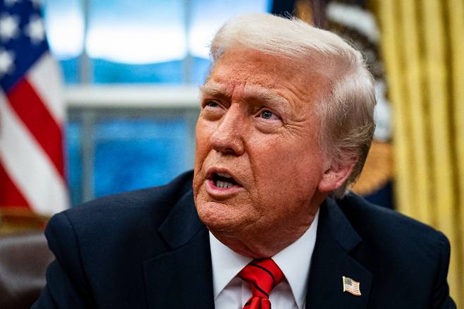 도널드 트럼프 미국 대통령. 연합뉴스