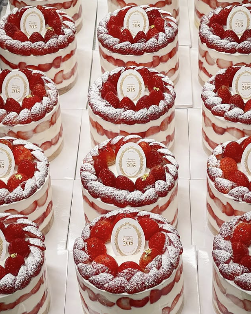 전남 함평 키친205 딸기밭케이크. 키친205 인스타그램 @kitchen205