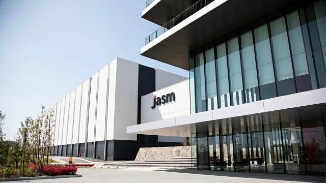 일본 구마모토 현 소재 JASM 반도체 생산 공장. TSMC와 일본 기업이 공동 출자했다. (사진=TSMC)