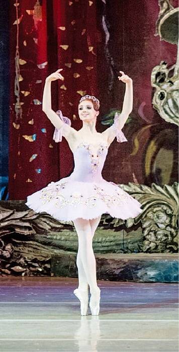 ‘잠자는 숲속의 공주’ 1막에서 라일락 요정(올가 스크립첸코)의 춤. /ⓒJack Devant/National Opera of Ukraine