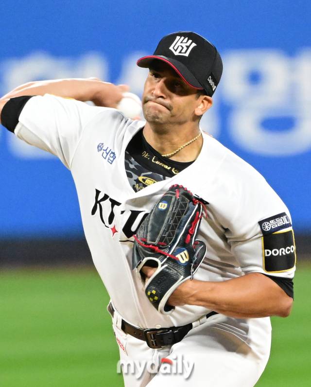 KT 위즈 윌리엄 쿠에바스./마이데일리