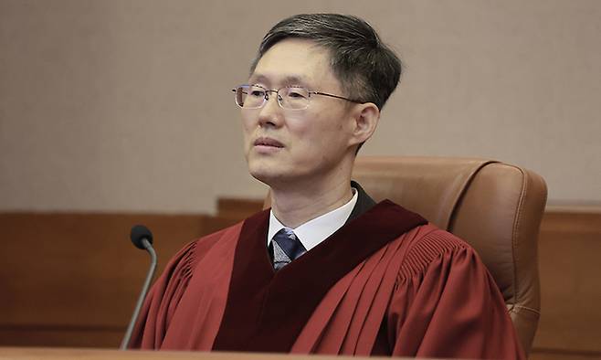 문형배 헌법재판소장 권한대행. 공동취재사진