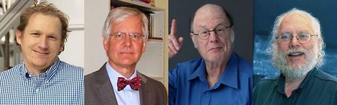 양자 분야의 세계적 석학들이 내달 초 한국을 찾는다. (왼쪽부터) 제이 감베타 IBM 퀀텀 수석 연구원 겸 부사장, 리처드 조사 영 케임브리지대 교수, 찰스 베넷 IBM연구소 연구위원, 피터 쇼어 MIT 교수.