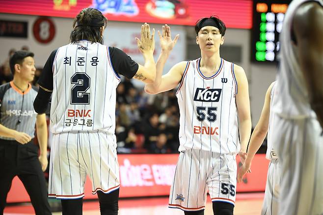 최준용과 송교창. 사진제공=KBL