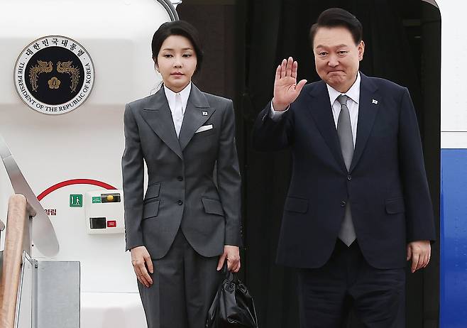 윤석열 대통령과 김건희 여사. /뉴스1