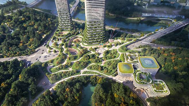 삼표레미콘 부지 개발 조감도. 서울시