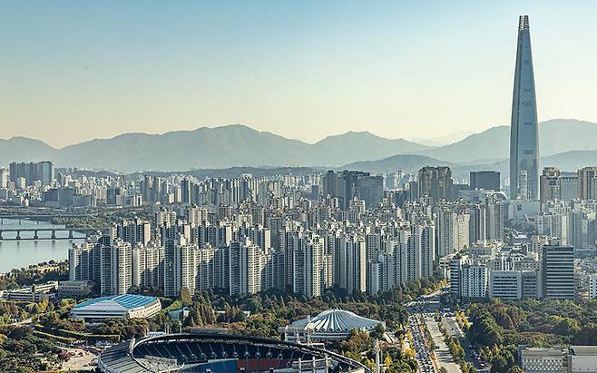 서울 잠실 일대 아파트 전경(매경DB)