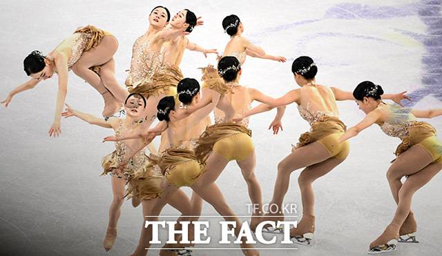 피겨 김채연이 23일 서울 양천구 목동 아이스링크에서 열린 '2025 ISU(국제빙상연맹) 사대륙 피겨스케이팅 대회' 프리스케이팅에서 연기를 펼치고 있다. /남윤호 기자