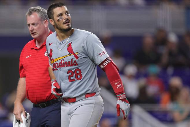 세인트루이스 카디널스 놀란 아레나도의 트레이드 루머가 다시 떠올랐다. AFP=연합뉴스