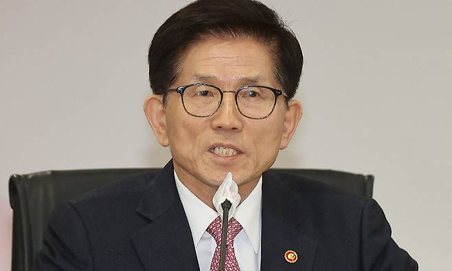 김문수 고용노동부 장관. 연합뉴스