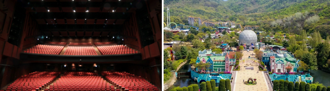 (좌) 디큐브링크아트센터 (우) 서울랜드 / 사진=각사 홈페이지