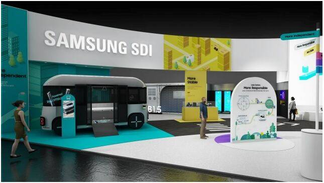 '인터배터리 2025' 내 삼성SDI 부스에 전시될 한국형 레벨4 자율주행차 로이(ROii). / 오토노머스에이투지 제공