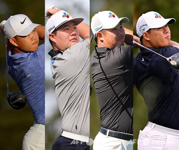 2025년 미국프로골프(PGA) 투어 시그니처(특급) 대회인 아놀드 파머 인비테이셔널에 출전하는 김주형, 임성재, 안병훈, 김시우 프로. 사진제공=ⓒAFPBBNews = News1