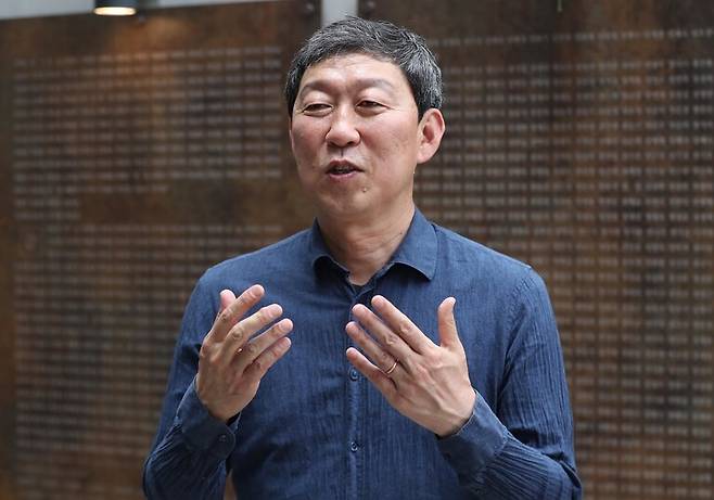 김영환 민족문제연구소 대외협력실장. 한겨레 박종식 기자