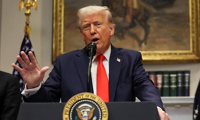 도널드 트럼프 미국 대통령. 로이터연합뉴스