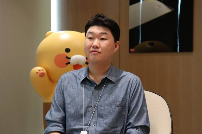 카카오뱅크는 삼성전자, 롯데그룹 등 주요 기업들과 협업하는 ‘제휴명가’다. 김태훈 카카오뱅크 신사업실 제휴사업팀장이 6일 경기 성남시 분당구 카카오뱅크 본사에서 이데일리와 인터뷰하고 있다.(사진=카카오뱅크)