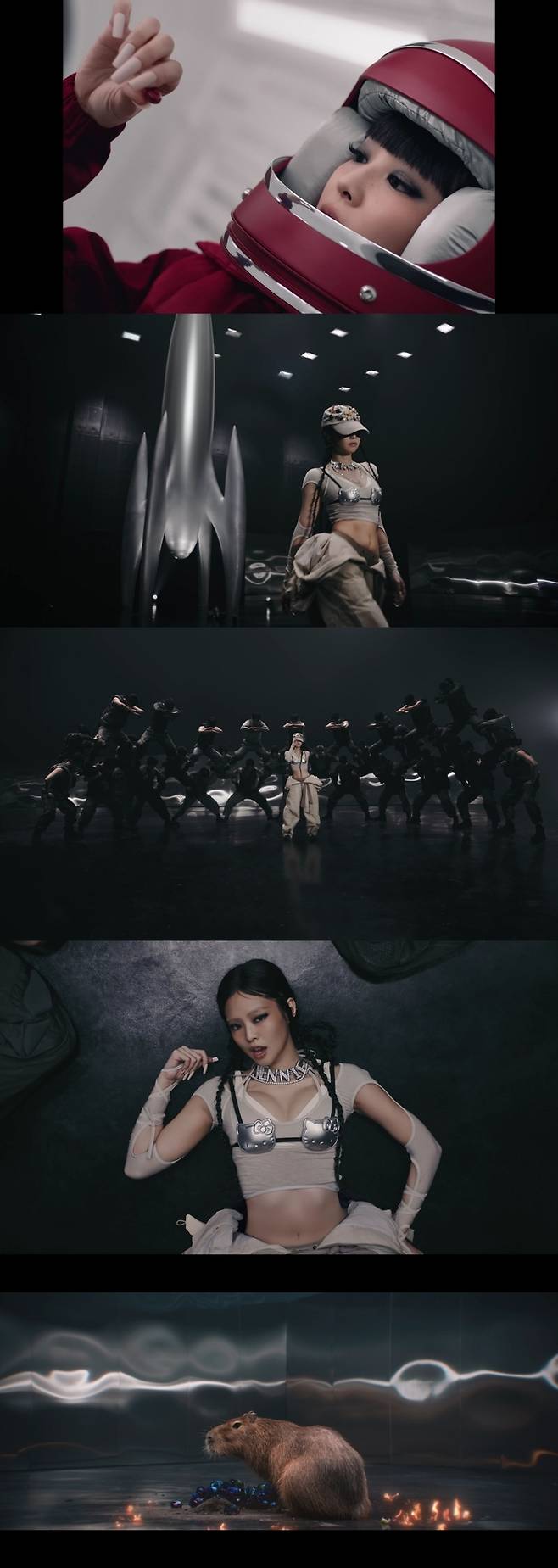 제니 첫 솔로 정규 타이틀 ‘루비’ 뮤직비디오. 사진ㅣ‘루비’ 캡처