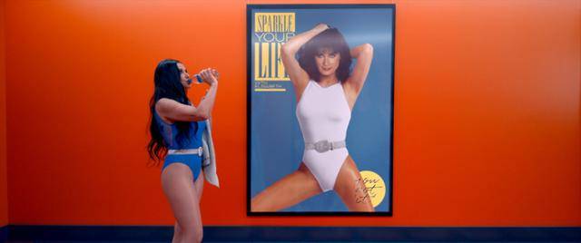 데미 무어가 열연하는 모습. '서브스턴스' 스틸