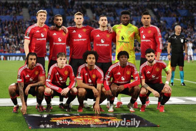 아모림이 이끄는 현재의 맨유 선수들./게티이미지코리아