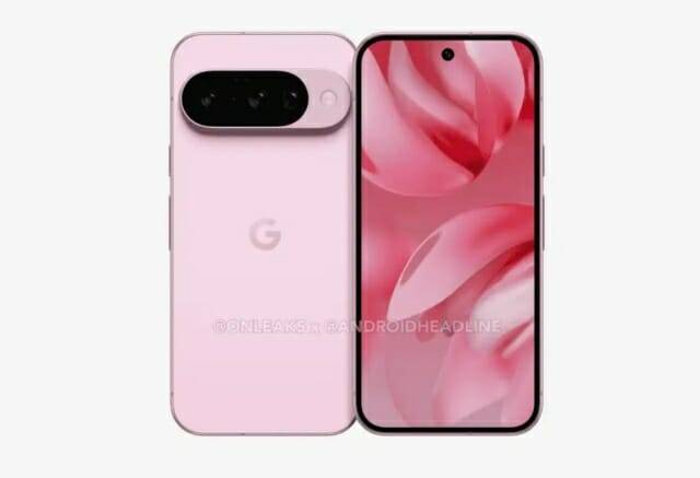 구글의 차기 스마트폰 '픽셀10'의 렌더링이 공개됐다. (사진=온리크스/안드로이드헤드라인)