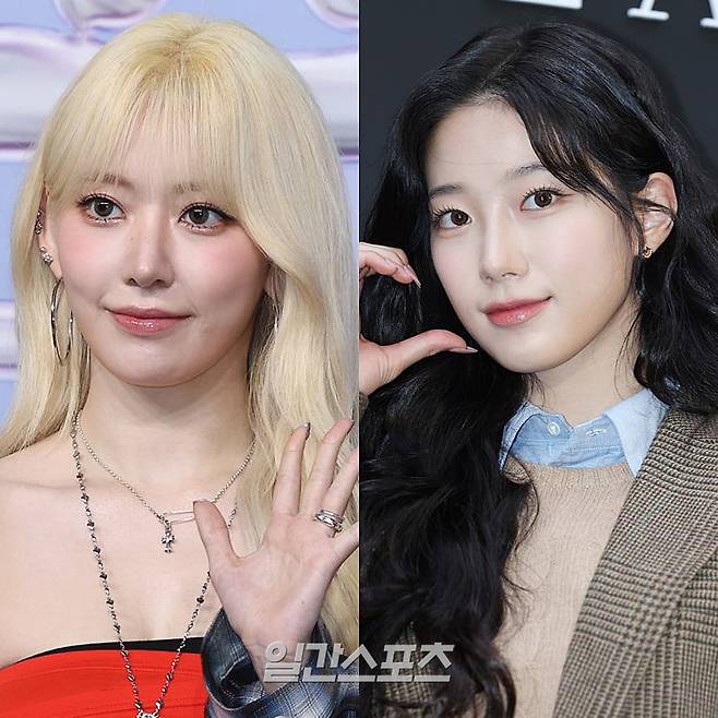 왼쪽부터 르세라핌 사쿠라, 카즈하. (사진=IS포토)