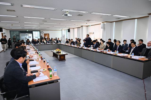 ▲ 속초시 시민소통간담회(조양동)가 12일 조양동주민센터에서 열렸다.