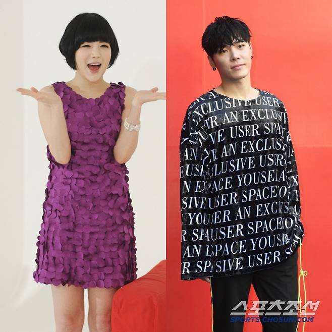 에이미(왼쪽), 故 휘성. 스포츠조선DB