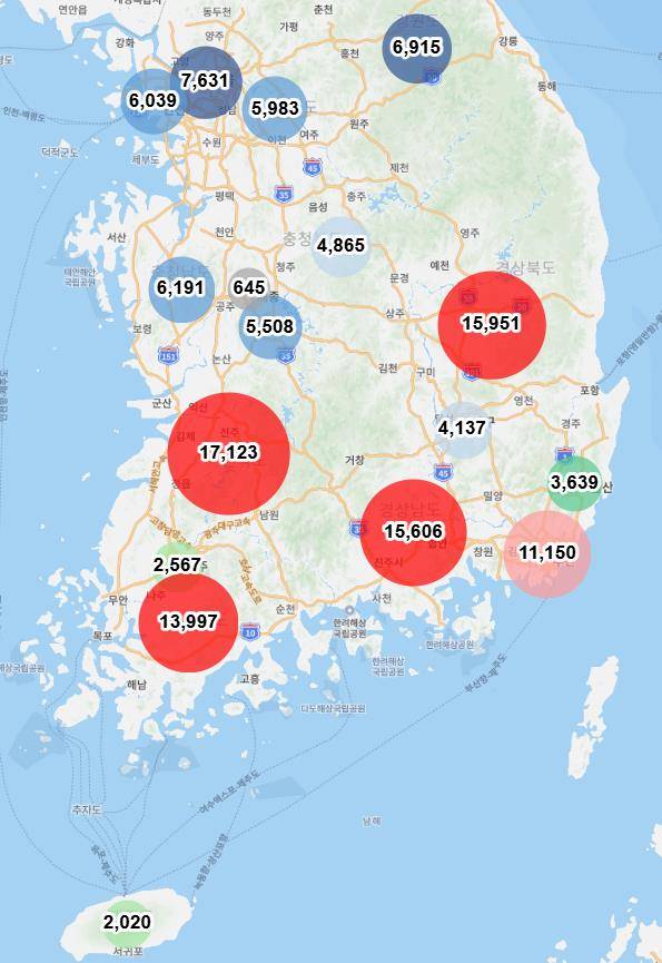 한국부동산원과 한국국토정보공사의 빈집실태조사. 출처=소규모&빈집정보 알림E 사이트