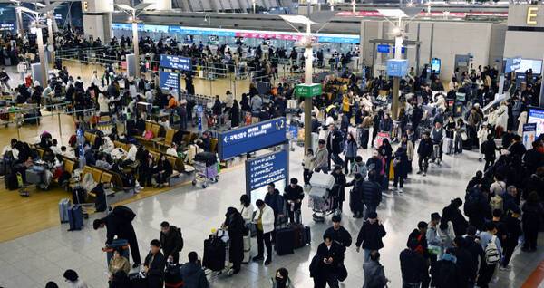 인천공항 내부. 조병석기자