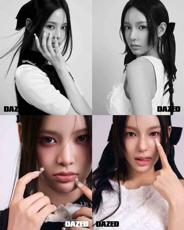 그룹 izna(이즈나) 방지민, 유사랑이 무결점 미모를 자랑했다. / 사진 = 데이즈드