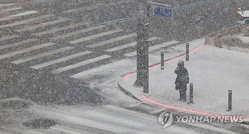 서울 대설주의보 발령 (연합뉴스 제공)