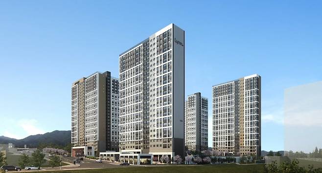 '부산 장안지구 우미린 프리미어' 투시도./우미건설 제공